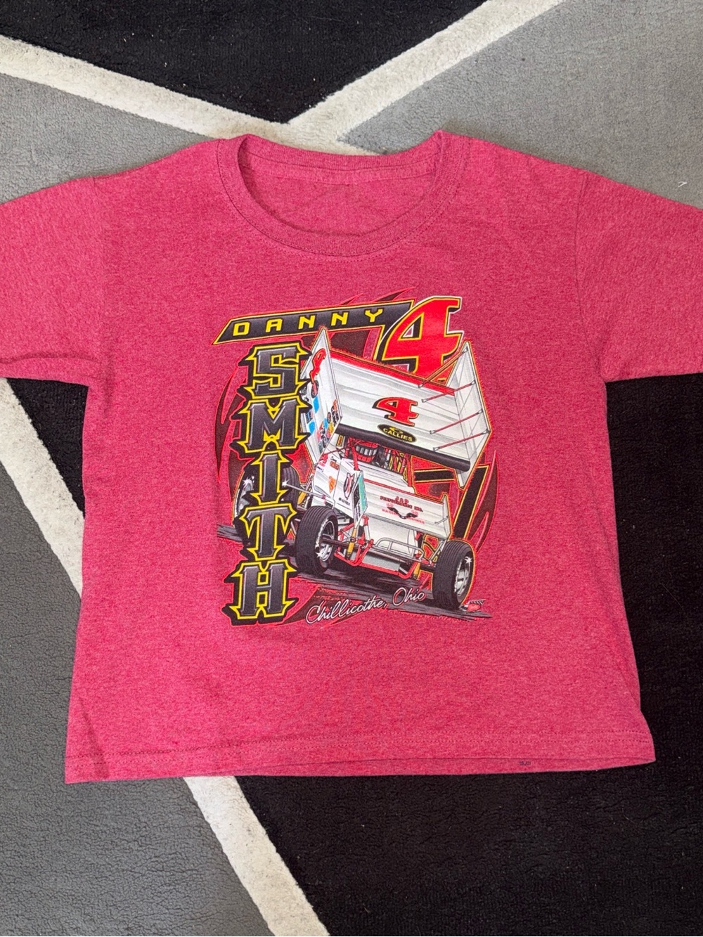 Kids Danny Smith red racing tee